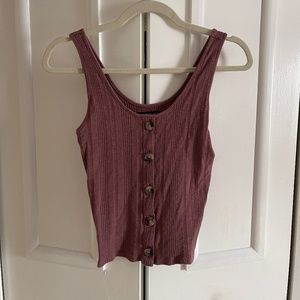 American Eagle Button Tank